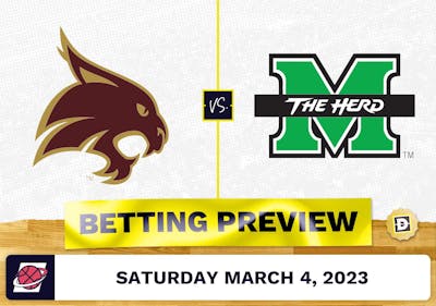 Texas State vs. Marshall CBB Prediction and Odds - Mar 4, 2023
