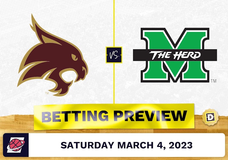 Texas State vs. Marshall CBB Prediction and Odds - Mar 4, 2023