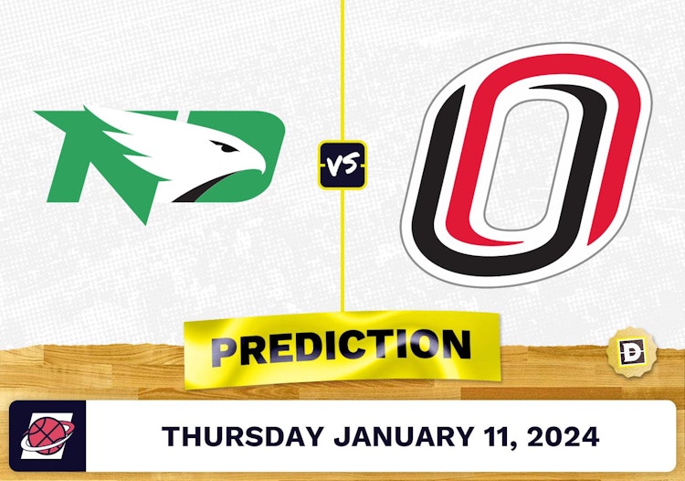 North Dakota vs. Nebraska-Omaha Prediction, Odds, College Basketball Picks  [1/11/2024]