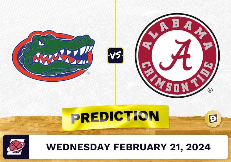 Florida vs. Alabama Prediction, Odds, College Basketball Picks [2/21/2024]