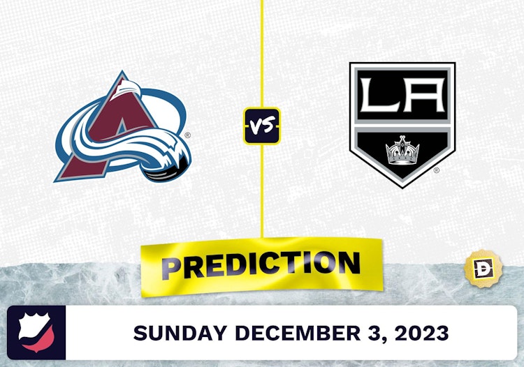 Colorado Avalanche vs. Los Angeles Kings Prediction and Odds - December 3, 2023