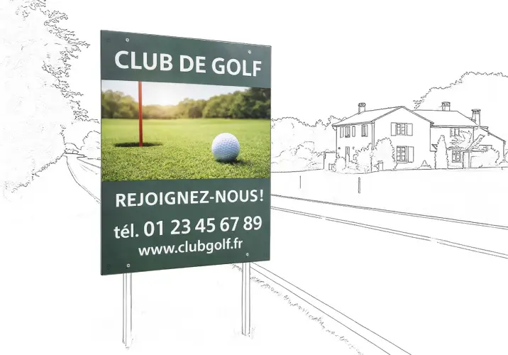 Impression professionnelle sur plaque Dibond 3 mm