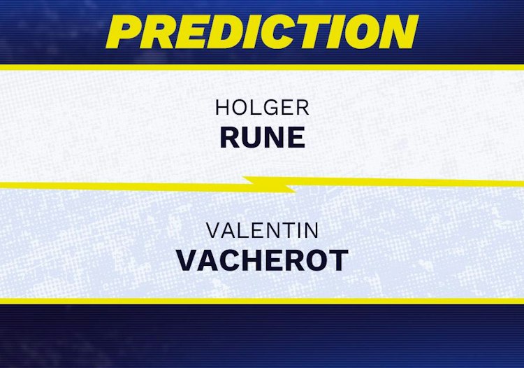 Holger Rune takes on Valentin Vacherot in ATP Basel action.