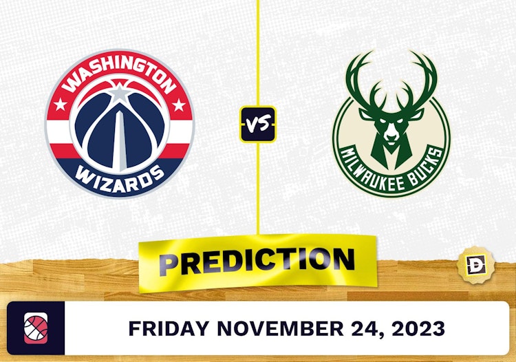 Wizards vs. Bucks Prediction and Odds - November 24, 2023