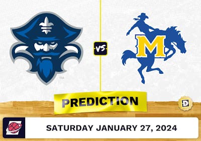 New Orleans vs. McNeese State Prediction, Odds, College Basketball Picks [1/27/2024]
