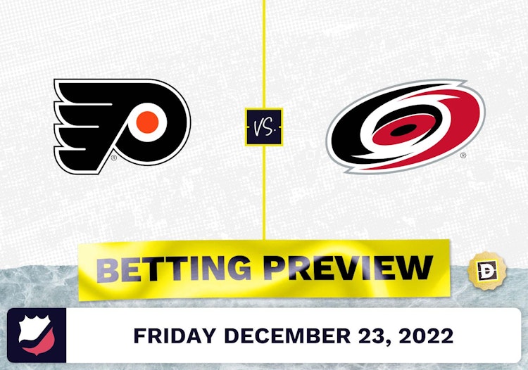 Flyers vs. Hurricanes Prediction and Odds - Dec 23, 2022