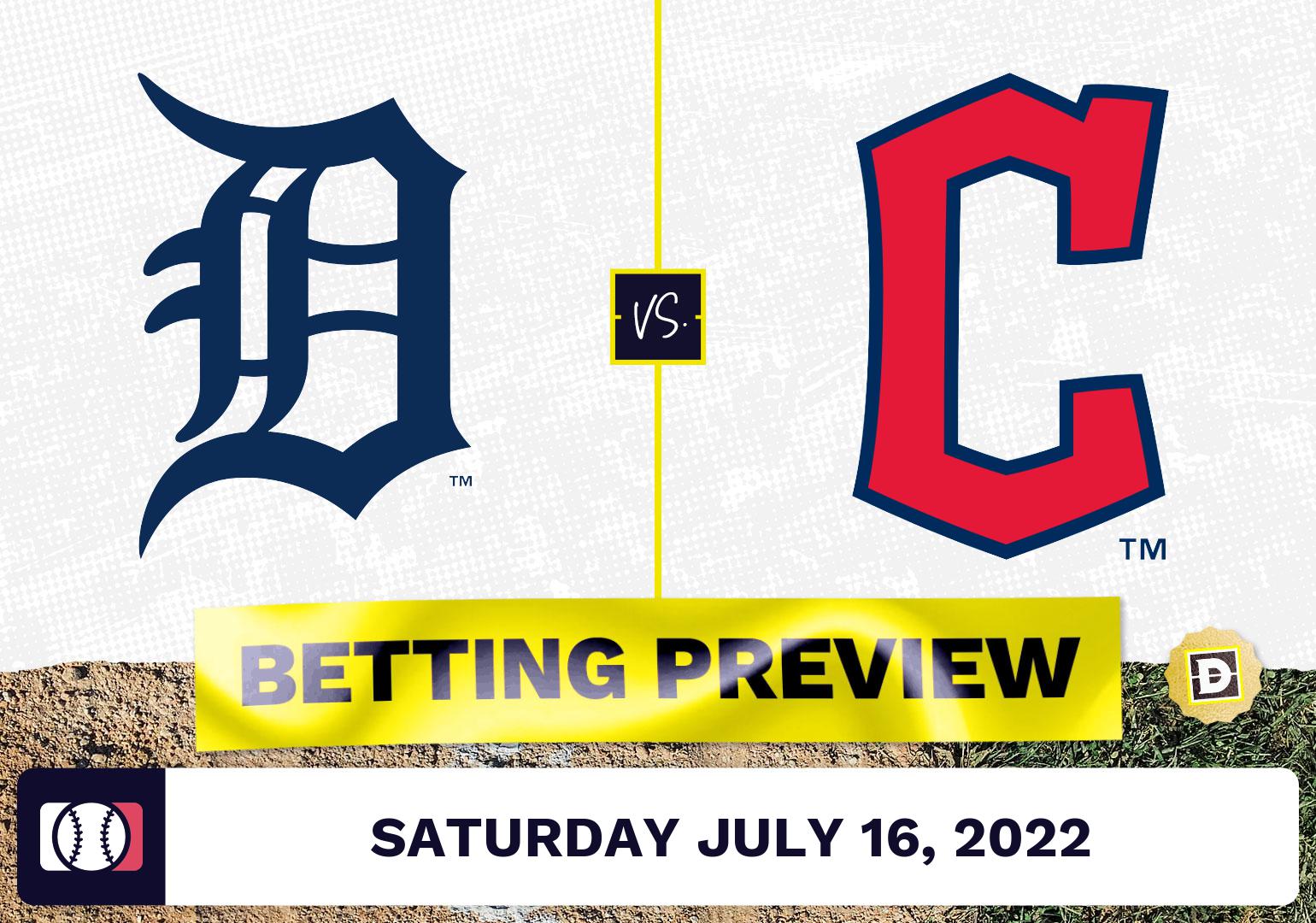 Tigers vs. Guardians Prediction and Odds - Jul 16, 2022