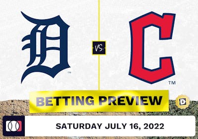 Tigers vs. Guardians Prediction and Odds - Jul 16, 2022