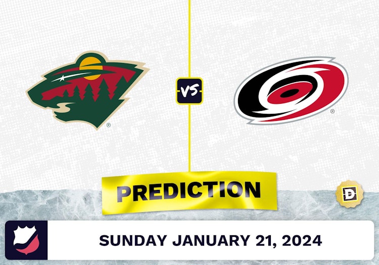 Minnesota Wild vs. Carolina Hurricanes Prediction, Odds, NHL Picks [1/21/2024]