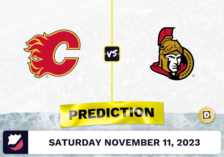 Flames vs. Senators Prediction and Odds - November 11, 2023