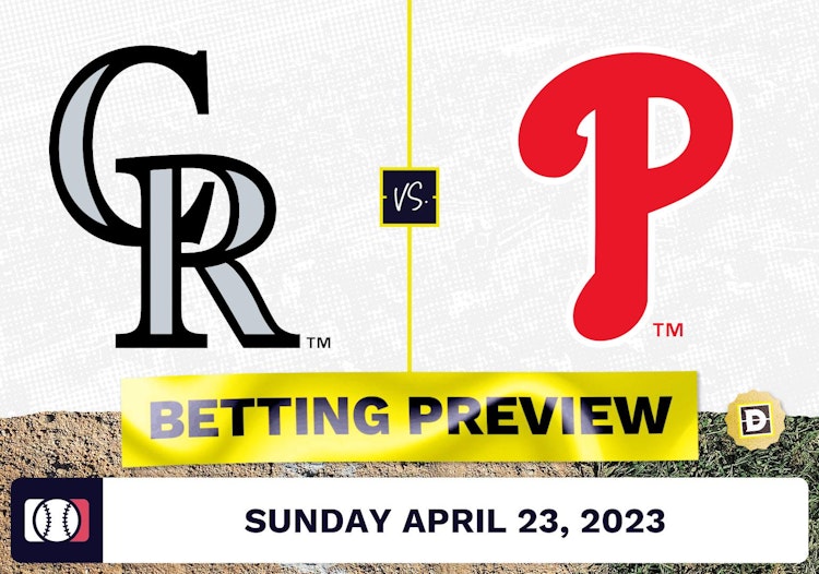 Rockies vs. Phillies Prediction and Odds - Apr 23, 2023