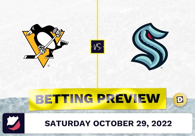 Penguins vs. Kraken Prediction and Odds - Oct 29, 2022