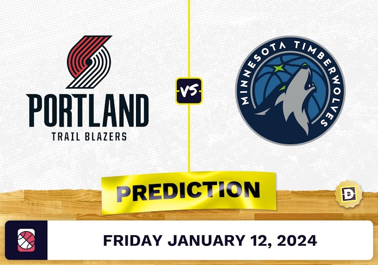 Portland Trail Blazers vs. Minnesota Timberwolves Prediction, Odds, NBA Picks [1/12/2024]