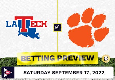 Louisiana Tech vs. Clemson CFB Prediction and Odds - Sep 17, 2022