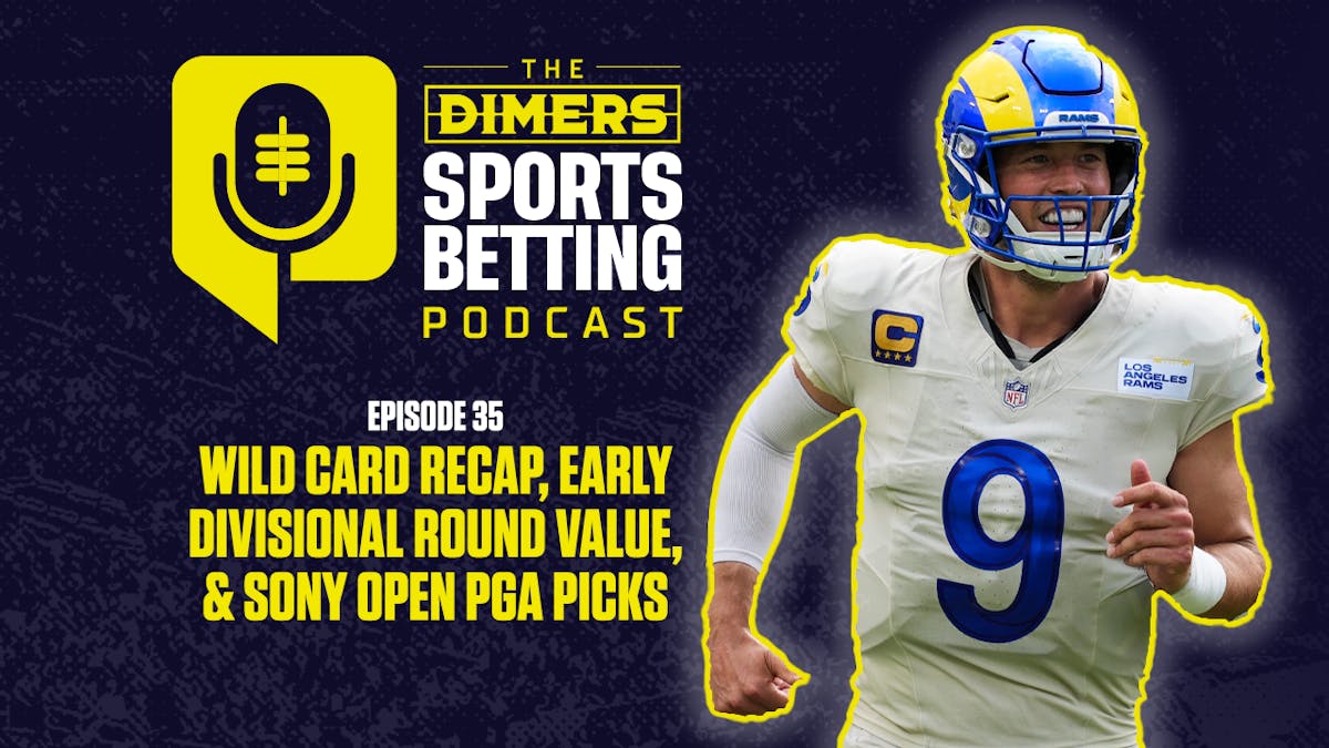 Dimers Sports Betting Podcast Ep. 35: NFL Wild Card Takeaways and Divisional Round Value | Sony Open PGA Picks