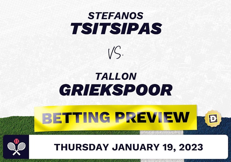 Stefanos Tsitsipas vs. Tallon Griekspoor Predictions - Jan 19, 2023