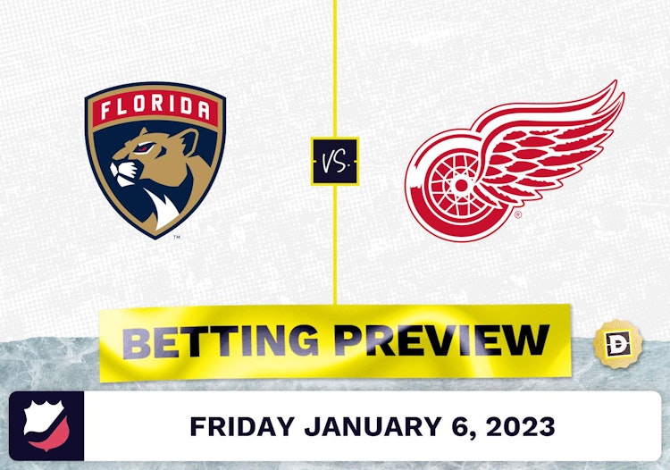 Panthers vs. Red Wings Prediction and Odds - Jan 6, 2023