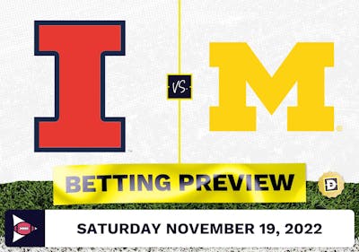 Illinois vs. Michigan CFB Prediction and Odds - Nov 19, 2022
