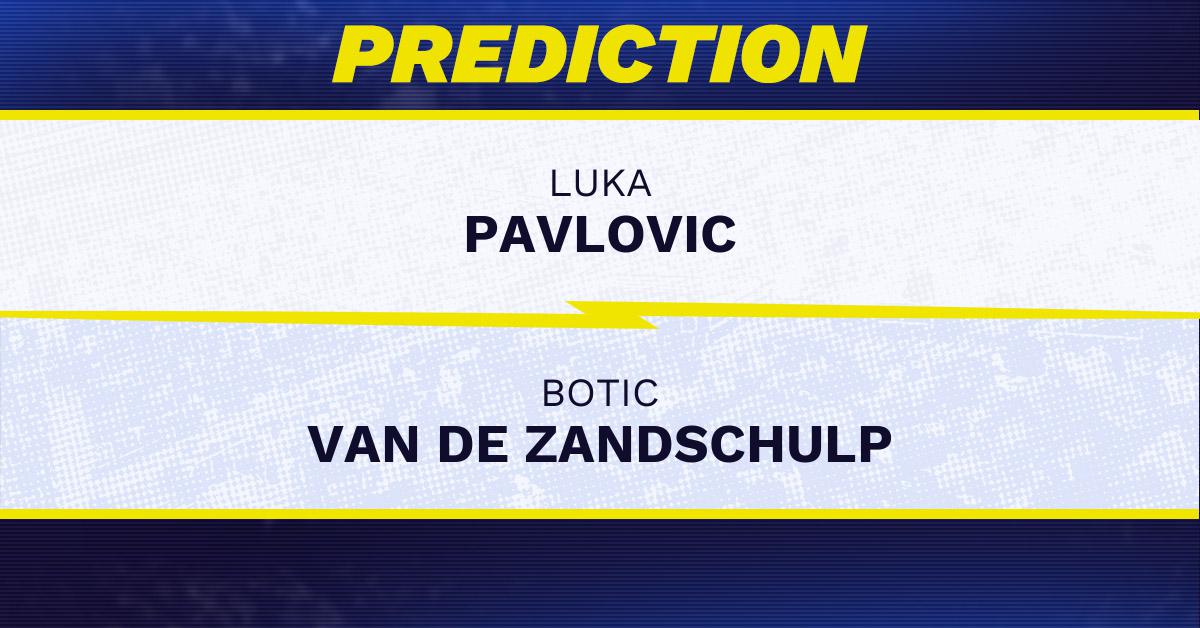 Luka Pavlovic vs. Botic Van de Zandschulp prediction, odds, picks for ATP Rotterdam Open 2026