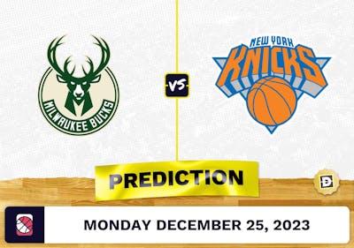 Milwaukee Bucks vs. New York Knicks Prediction, Odds, NBA Picks Christmas Day  [12/25/2023]