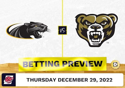 Milwaukee vs. Oakland CBB Prediction and Odds - Dec 29, 2022