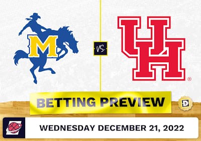 McNeese State vs. Houston CBB Prediction and Odds - Dec 21, 2022