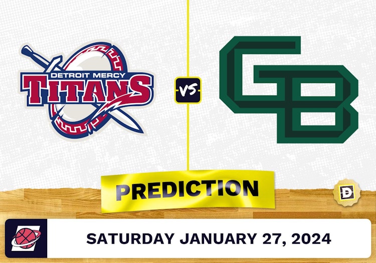 Detroit Mercy vs. Green Bay Prediction, Odds, College Basketball Picks [1/27/2024]