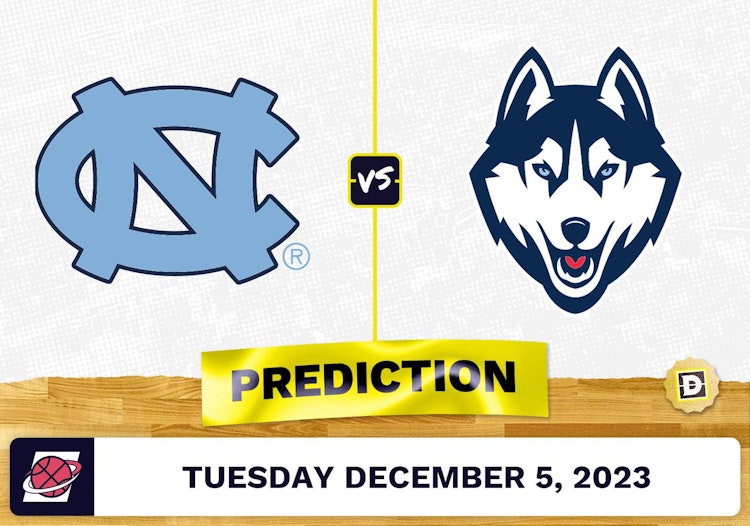 North Carolina vs. Connecticut Basketball Prediction - December 5, 2023