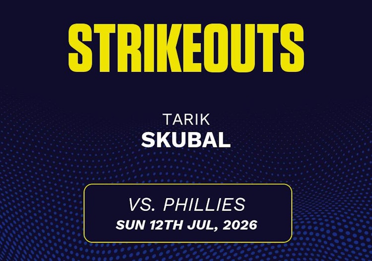 Tarik Skubal projected stats for Sunday, July 12, 2026.
