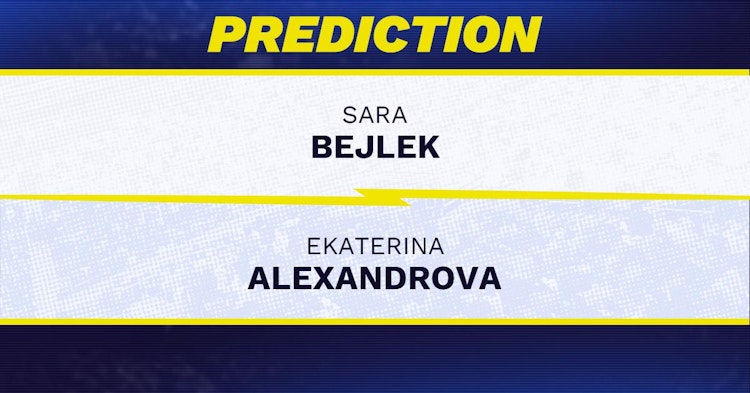 Sara Bejlek vs Ekaterina Alexandrova Tennis Prediction.
