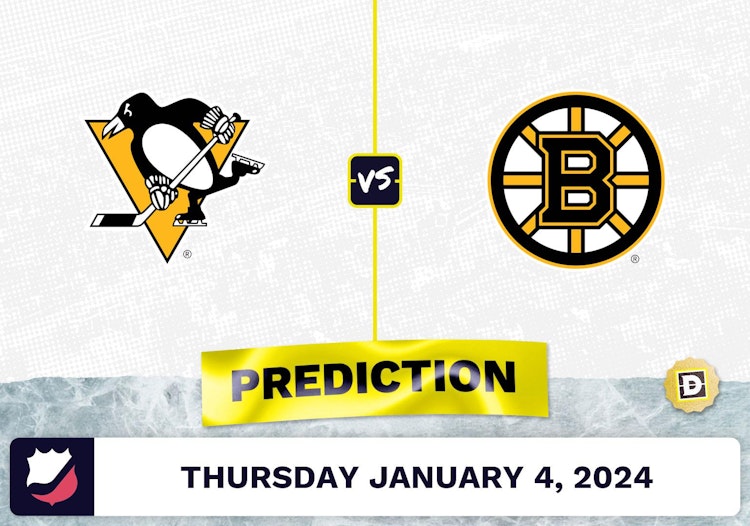 Pittsburgh Penguins vs. Boston Bruins Prediction, Odds, NHL Picks  [1/4/2024]