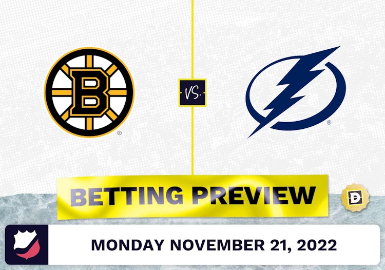 Bruins vs. Lightning Prediction and Odds - Nov 21, 2022