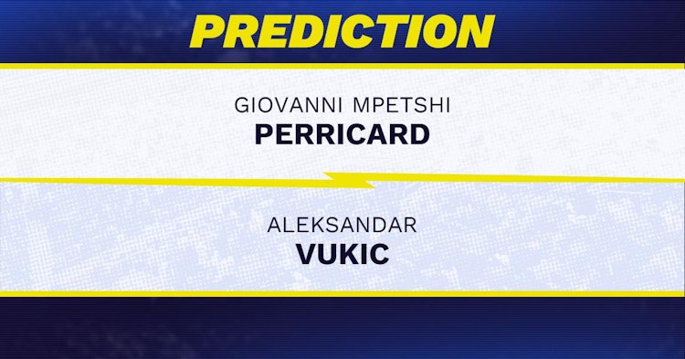 Giovanni Mpetshi Perricard vs Aleksandar Vukic Tennis Prediction.