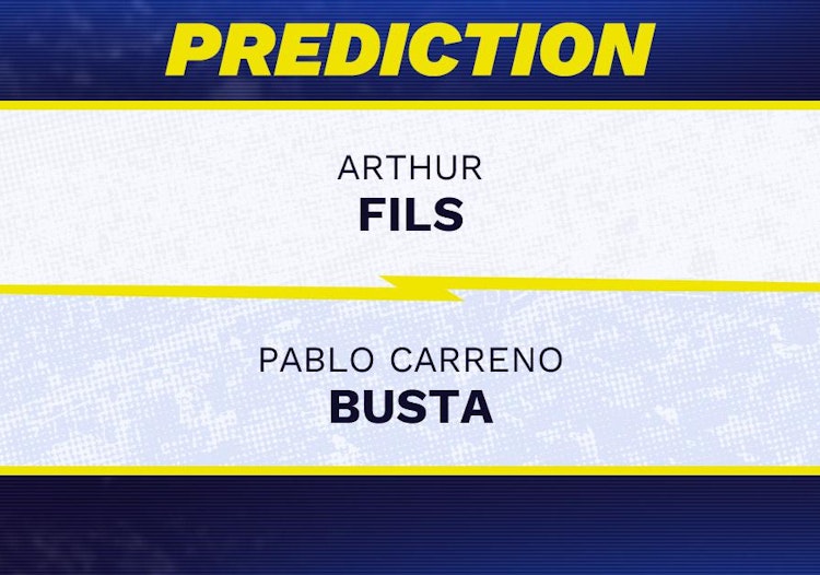 Arthur Fils vs Pablo Carreno Busta Tennis Prediction.