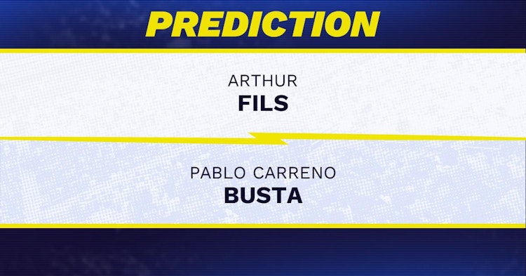 Arthur Fils vs Pablo Carreno Busta Tennis Prediction.