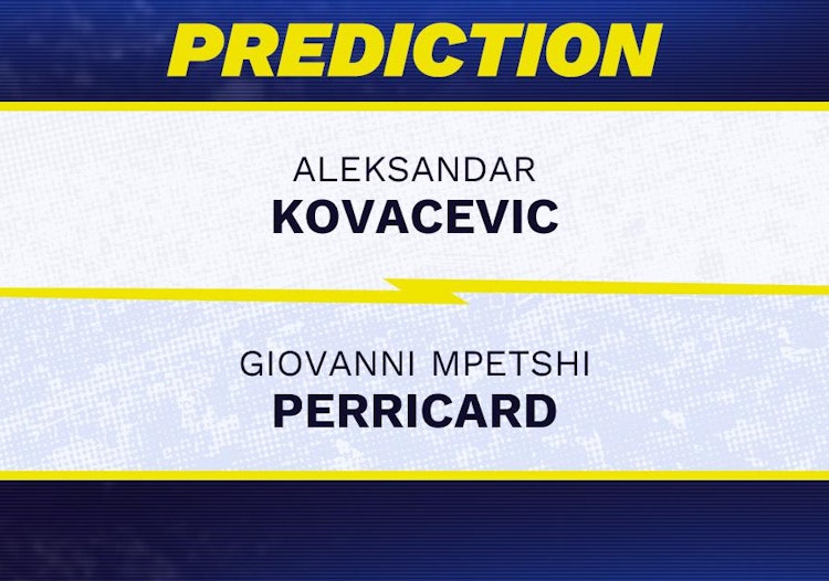 Aleksandar Kovacevic vs Giovanni Mpetshi Perricard Tennis Prediction.