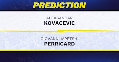 Aleksandar Kovacevic vs. Giovanni Mpetshi Perricard prediction, odds, picks for ATP Brisbane International 2026