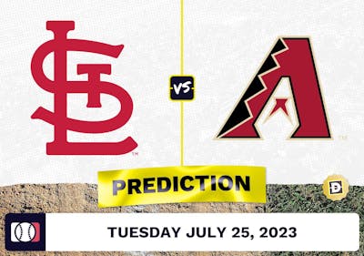 Cardinals vs. Diamondbacks Prediction for MLB Tuesday [7/25/2023]