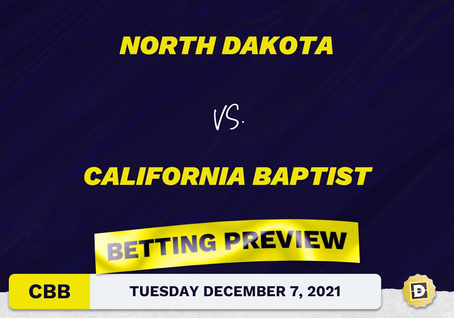 North Dakota vs. California Baptist CBB Predictions and Odds - Dec 7, 2021
