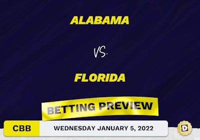 Alabama vs. Florida CBB Predictions and Odds - Jan 5, 2022