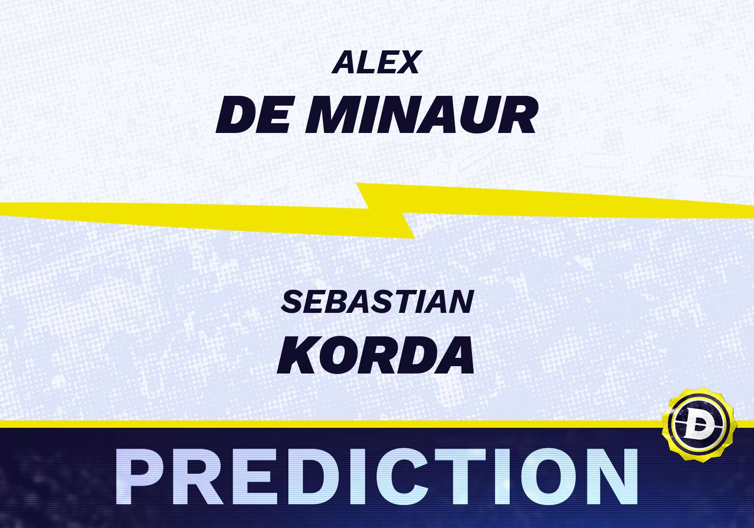 Alex de Minaur vs. Sebastian Korda Prediction, Odds, Picks for ATP Libema Open 2024