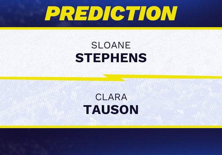 Sloane Stephens vs Clara Tauson Tennis Prediction.