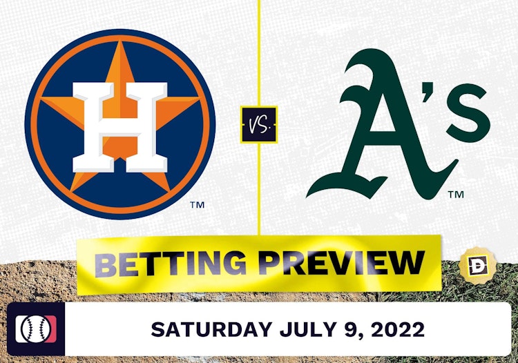Astros vs. Athletics Prediction and Odds - Jul 9, 2022