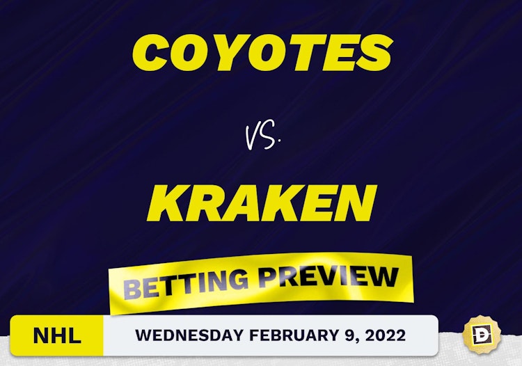 Coyotes vs. Kraken Predictions and Odds - Feb 9, 2022