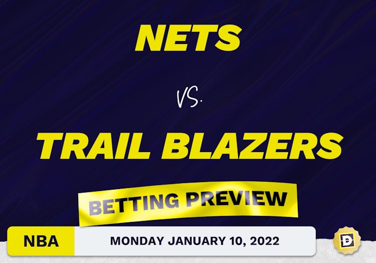 Nets vs. Trail Blazers Predictions and Odds - Jan 10, 2022