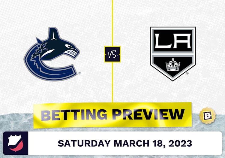 Canucks vs. Kings Prediction and Odds - Mar 18, 2023