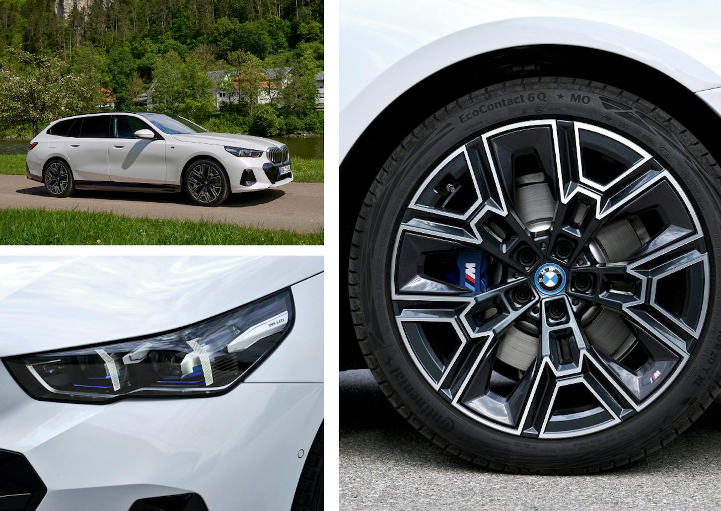 Das Exterieur des BMW 5er Tourings.