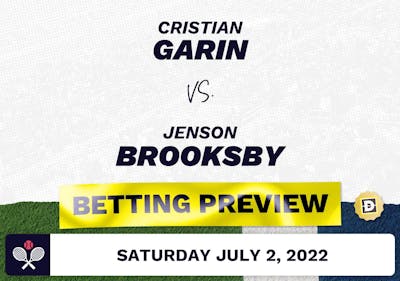 Cristian Garin vs. Jenson Brooksby Predictions - Jul 2, 2022