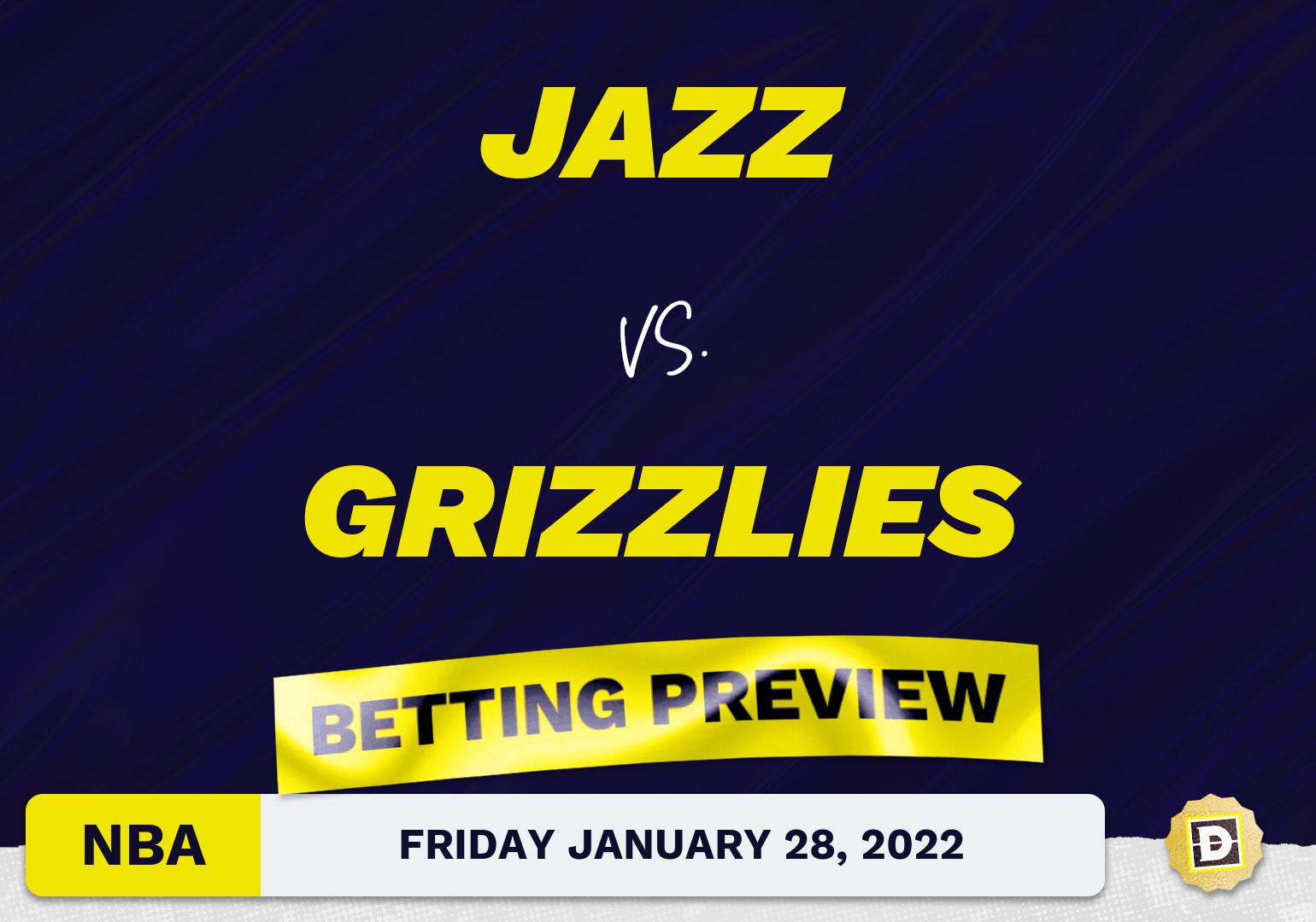 Jazz vs. Grizzlies Predictions and Odds - Jan 28, 2022