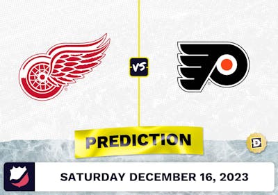 Detroit Red Wings vs. Philadelphia Flyers Prediction, Odds, Picks for NHL Saturday [12/16/2023]